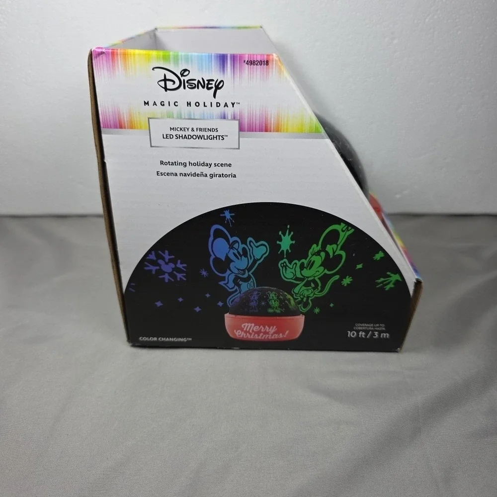 Disney Magic Holiday  LED Projection Rotating Tabletop Indoor‎ Light